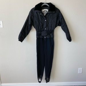 NILS Black Ski one piece suit